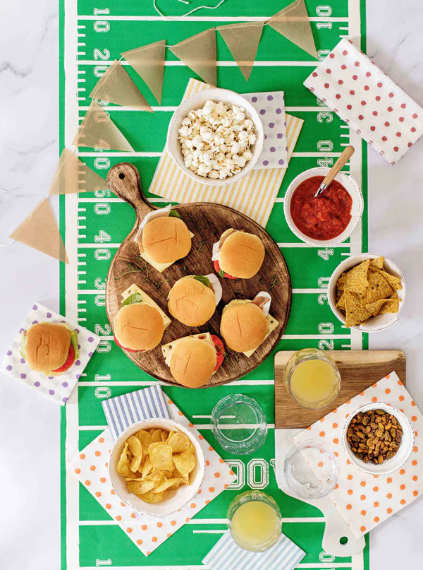 Papersoft Napkins Dot Orange Cocktail Napkins (Pack of 20)