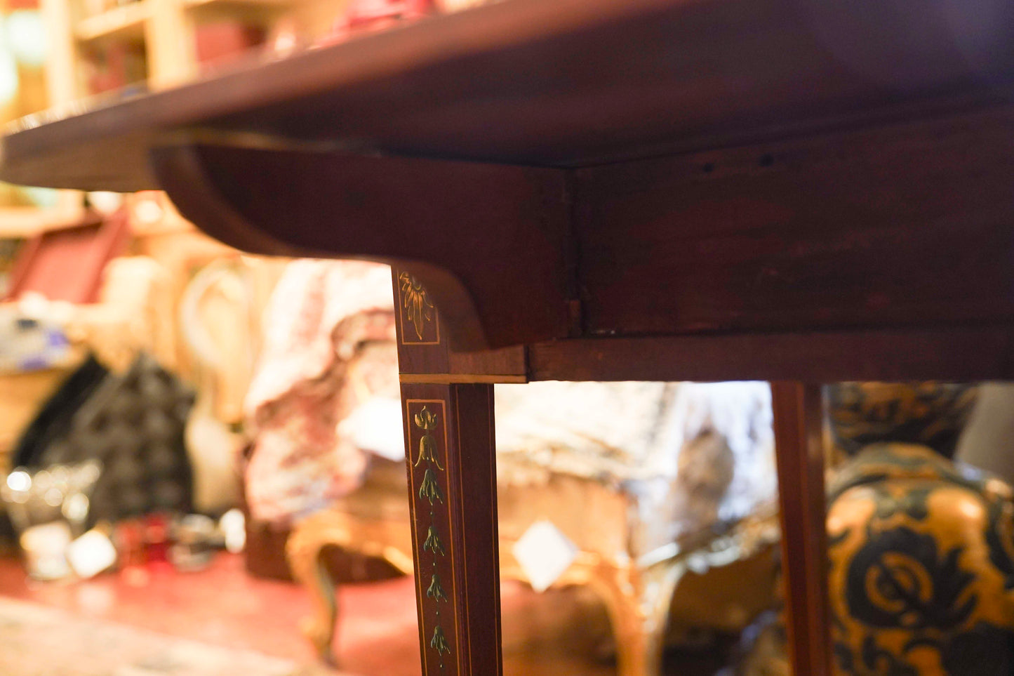 Sheraton Painted Drop-Leaf Table