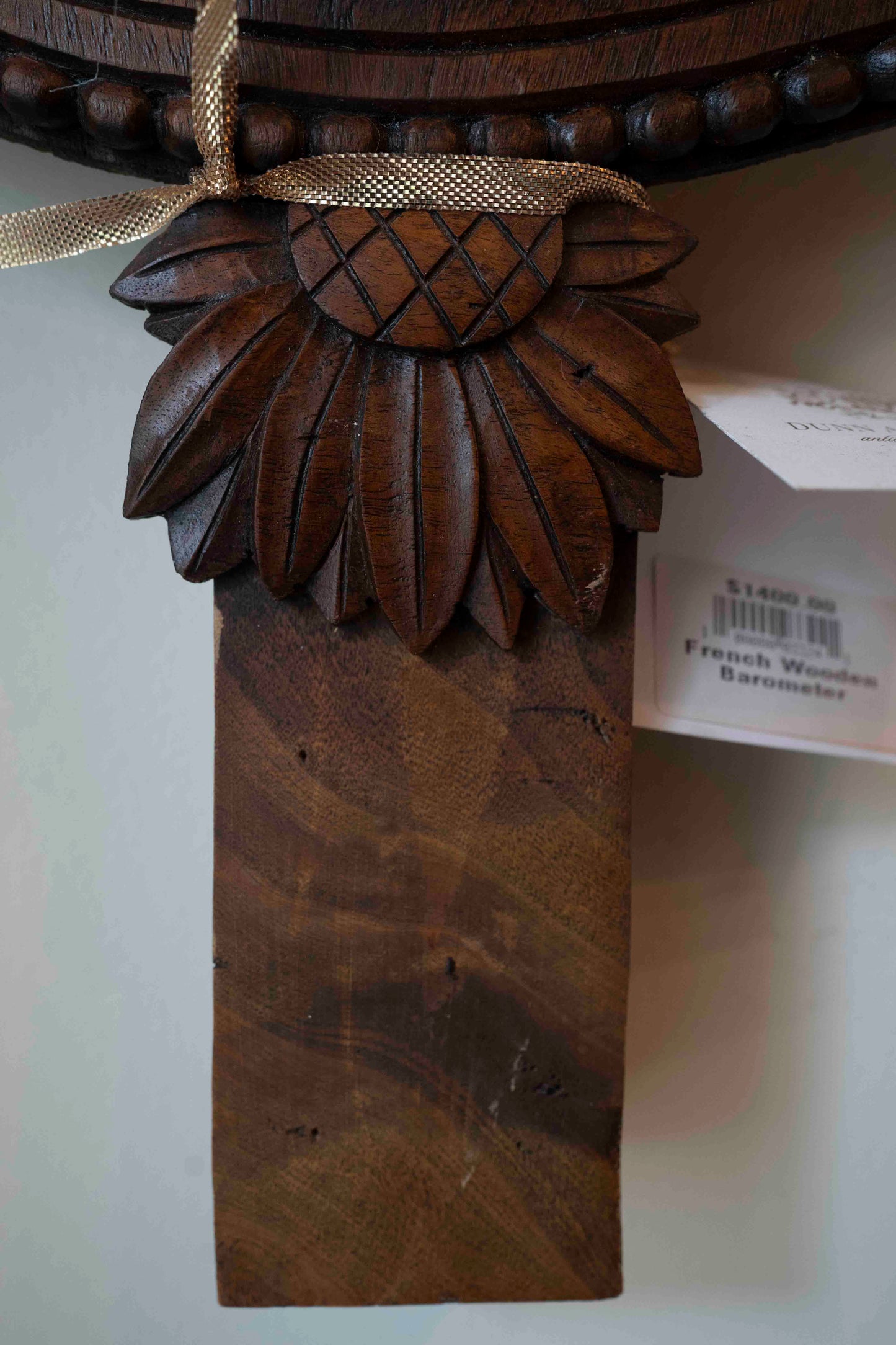 French Wooden Barometer