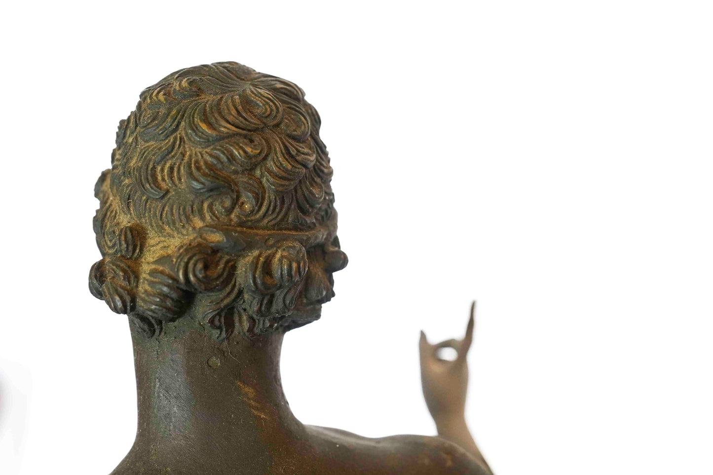 Bronze Dionysus/Narcissus Statue 19th Century 25"