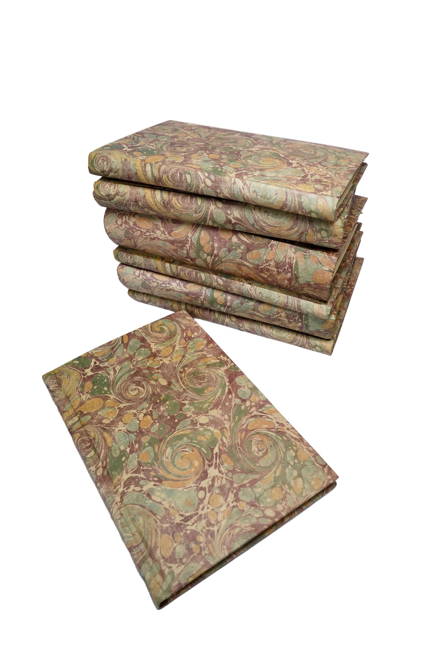 Marble Paper Clad Books (7)