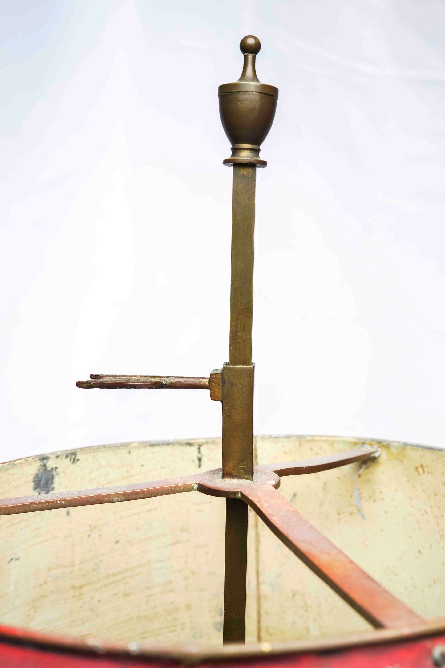 Bouillotte Lamp with Napoleonic Shade