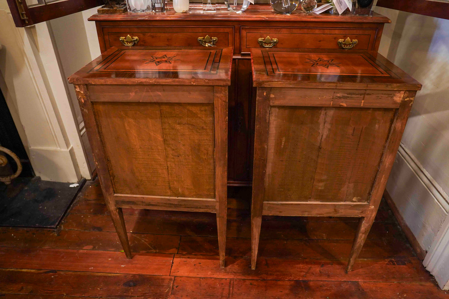19th Century Italian Nightstands Pair