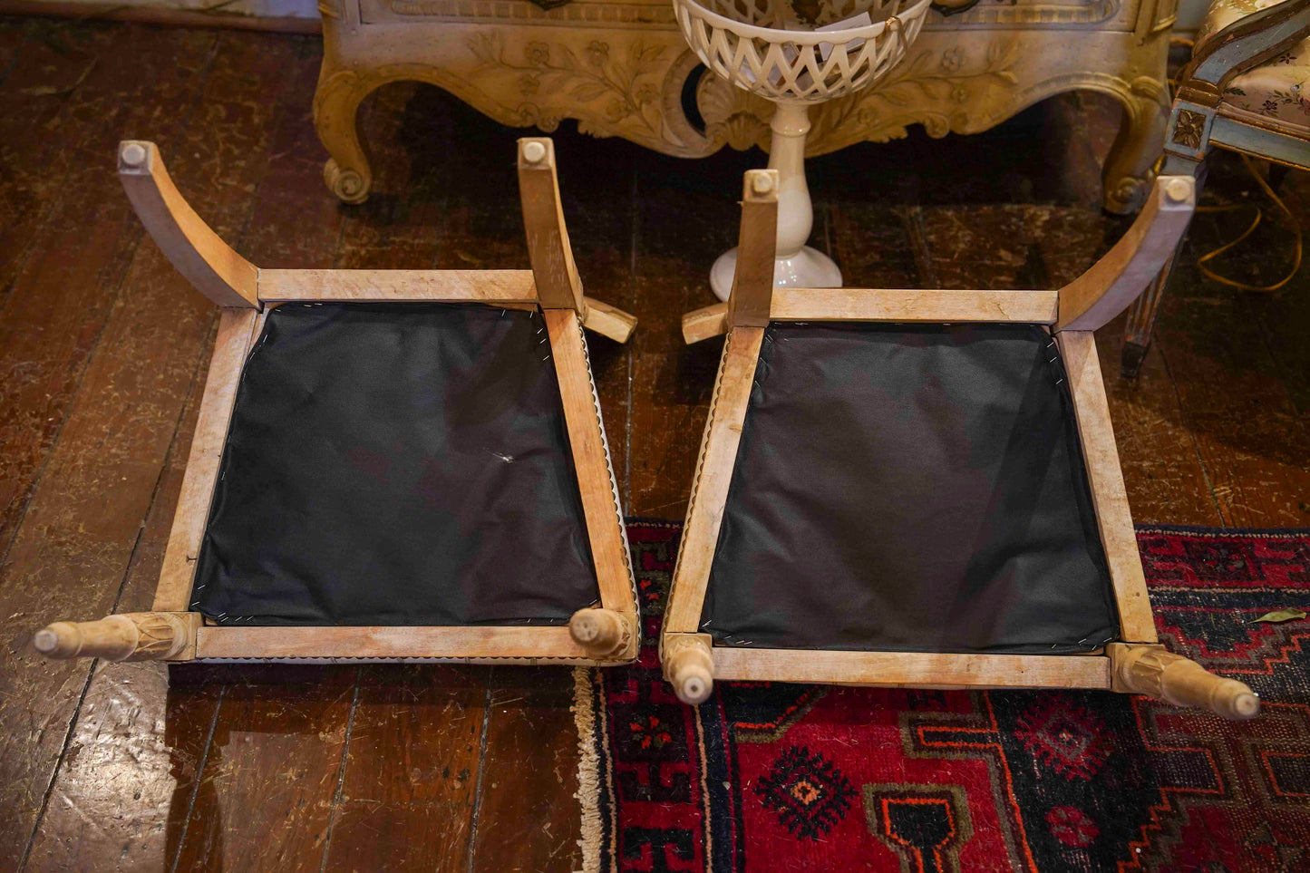 Directoire Style Chairs Pair