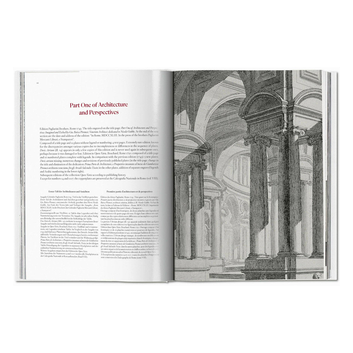 Piranesi. The Complete Etchings (German, French, English)