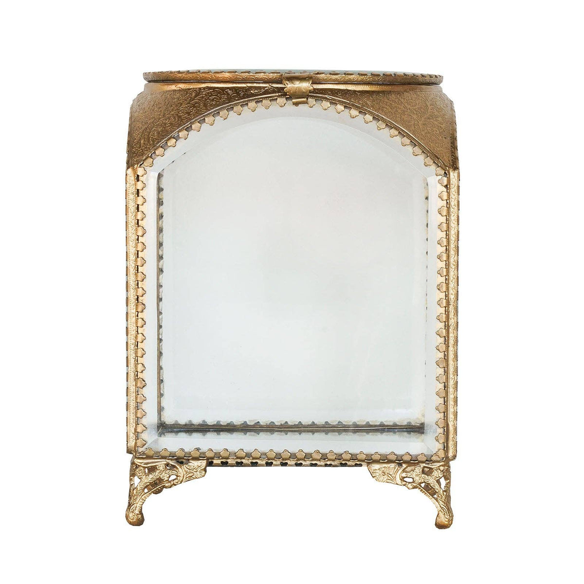 Ormolu Display Case with Circle Top