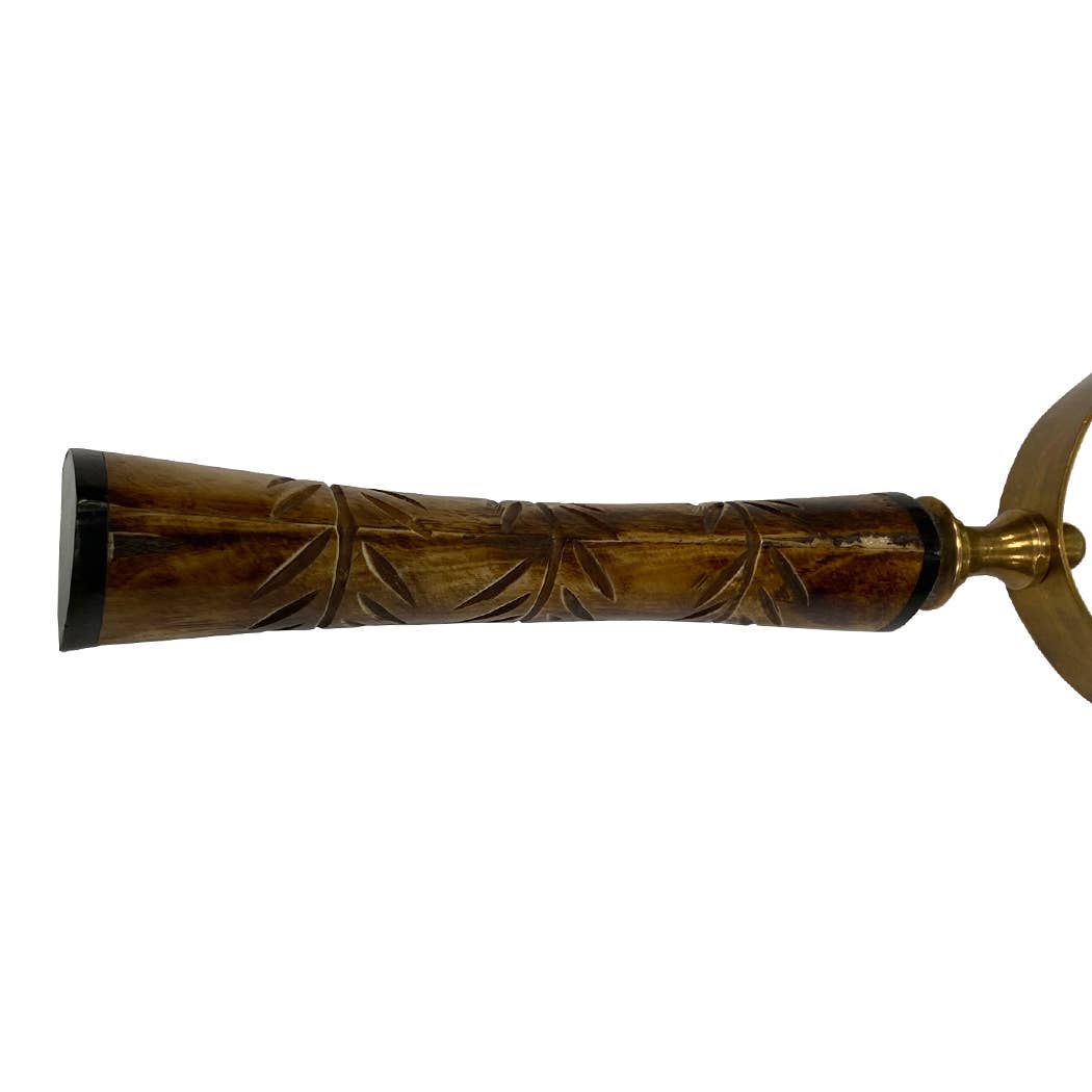 Rectangular Antiqued Brass Magnifier | Desk essentials
