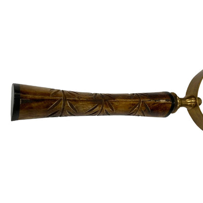 Rectangular Antiqued Brass Magnifier | Desk essentials