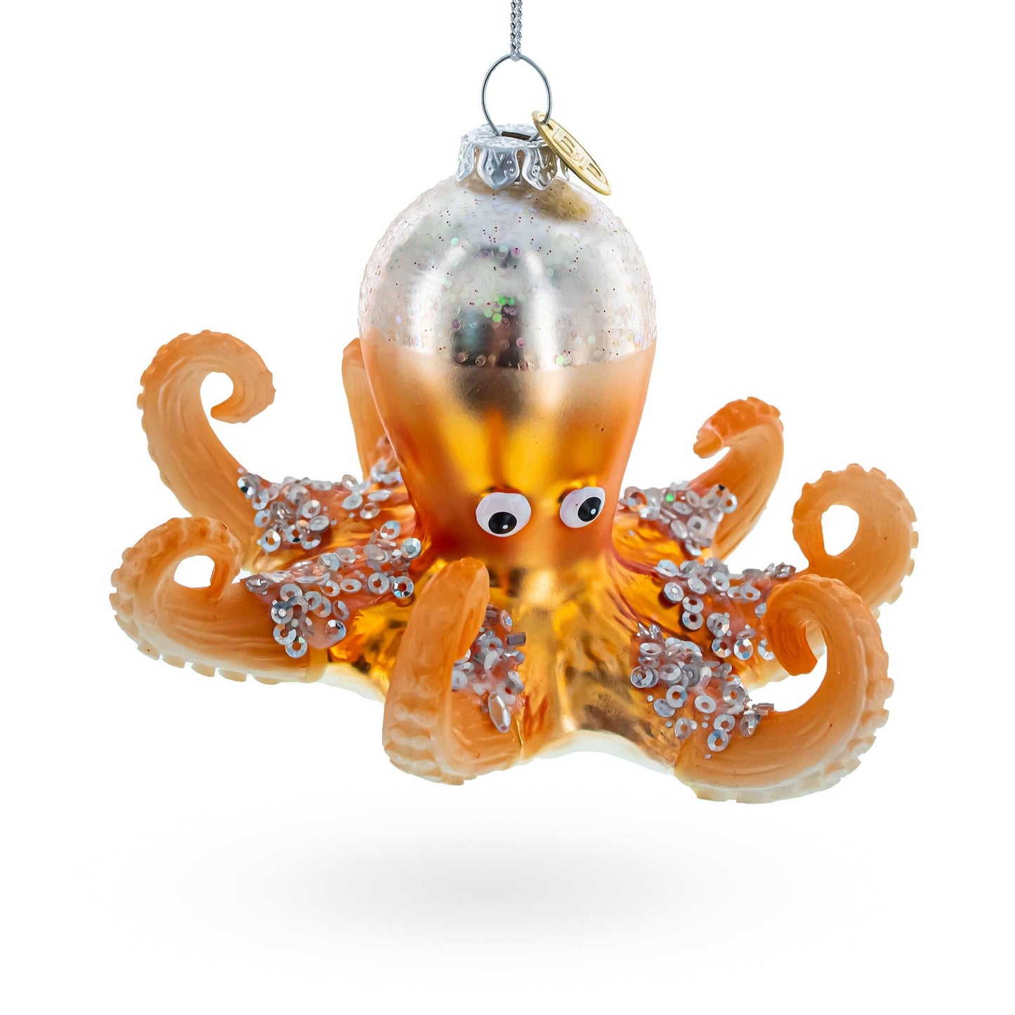 Octopus Glass Ornament