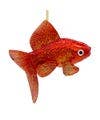 5"NOBLE GEMS GLASS GOLDFISH ORNAMENT