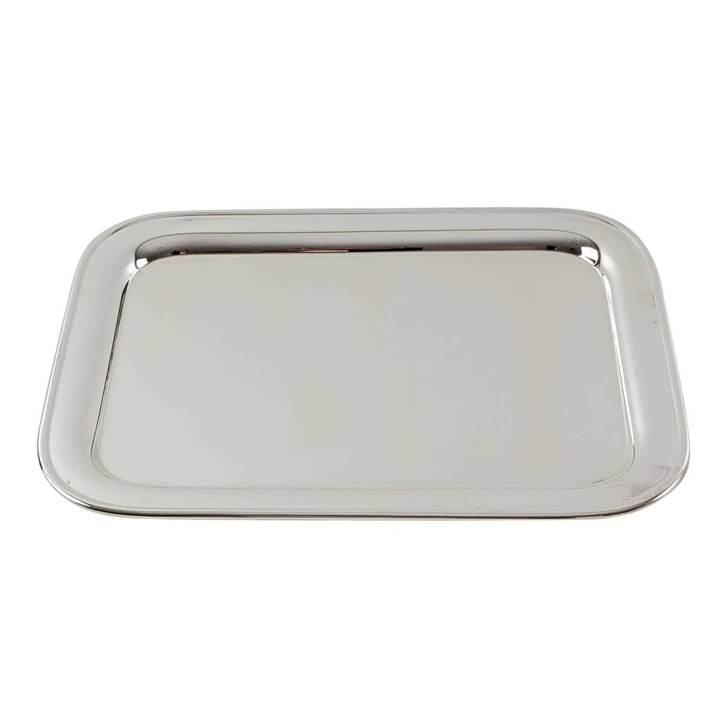 Rectangular 12" Hotel Silver Plain Tray c.1960.SKU #: HOT555.