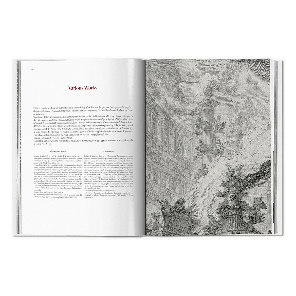 Piranesi. The Complete Etchings (German, French, English)