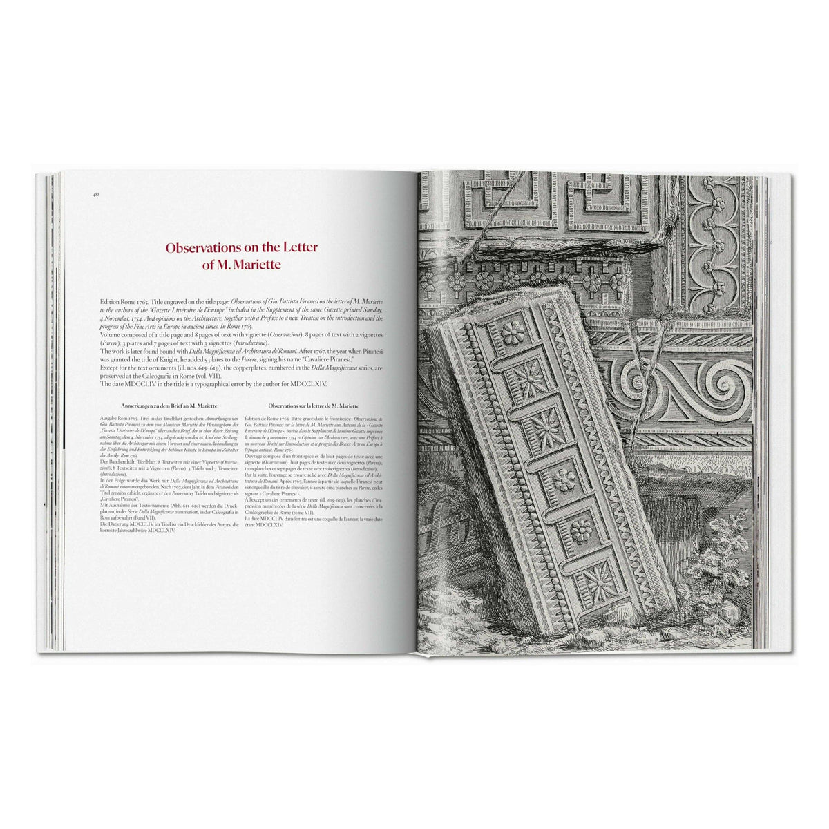 Piranesi. The Complete Etchings (German, French, English)