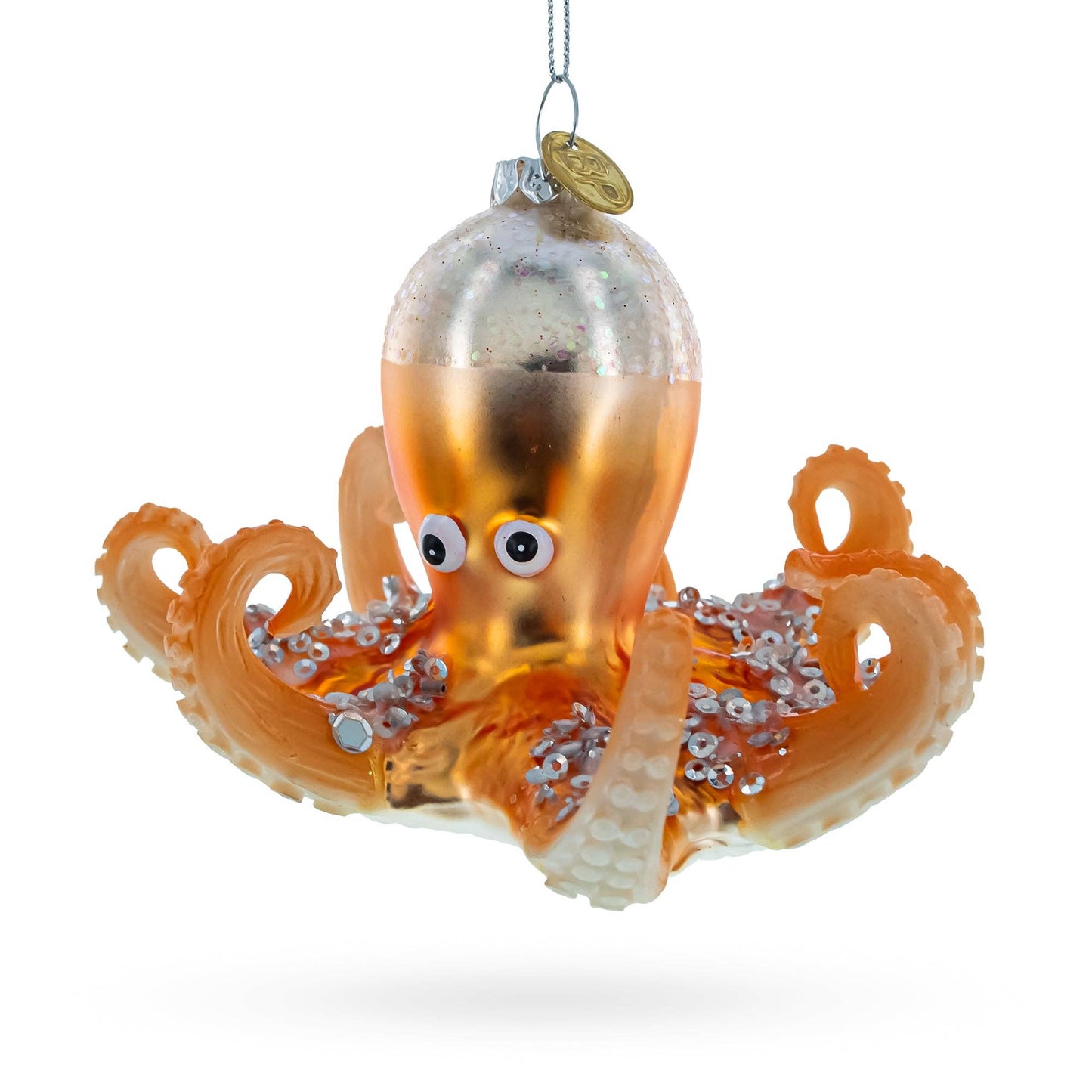 Octopus Glass Ornament