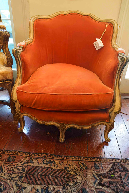 18th Century French Maison Jansen Chairs Pair