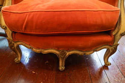 18th Century French Maison Jansen Chairs Pair