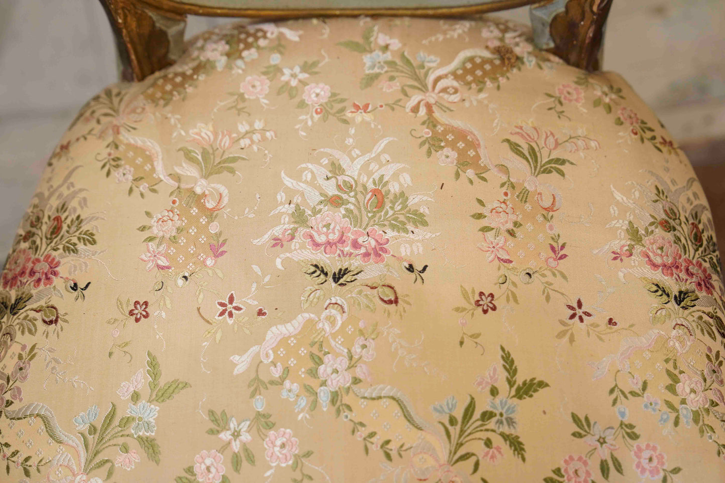 19th Century Italian Neoclassic Shield Back Painted Dining Chairs(Set of 6)