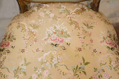 19th Century Italian Neoclassic Shield Back Painted Dining Chairs(Set of 6)