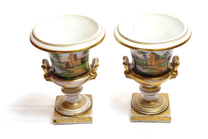 Sevres Urns Pair