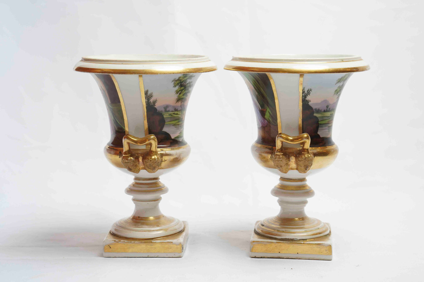 Sevres Urns Pair