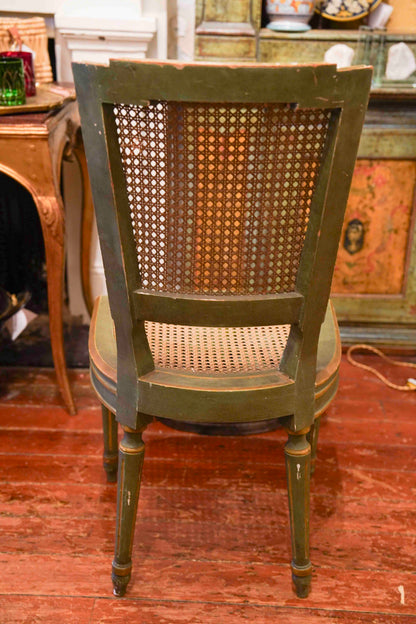 19th Century Italian in Louis XVI Style Cane Chairs (Set of 12)