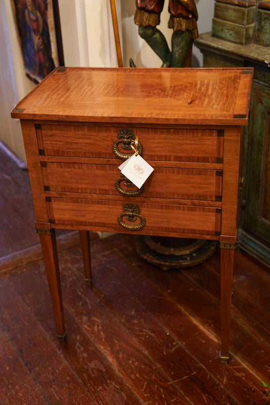 Louis XVI Petite 3 Drawer Commode