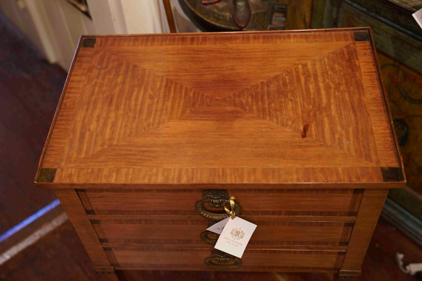 Louis XVI Petite 3 Drawer Commode