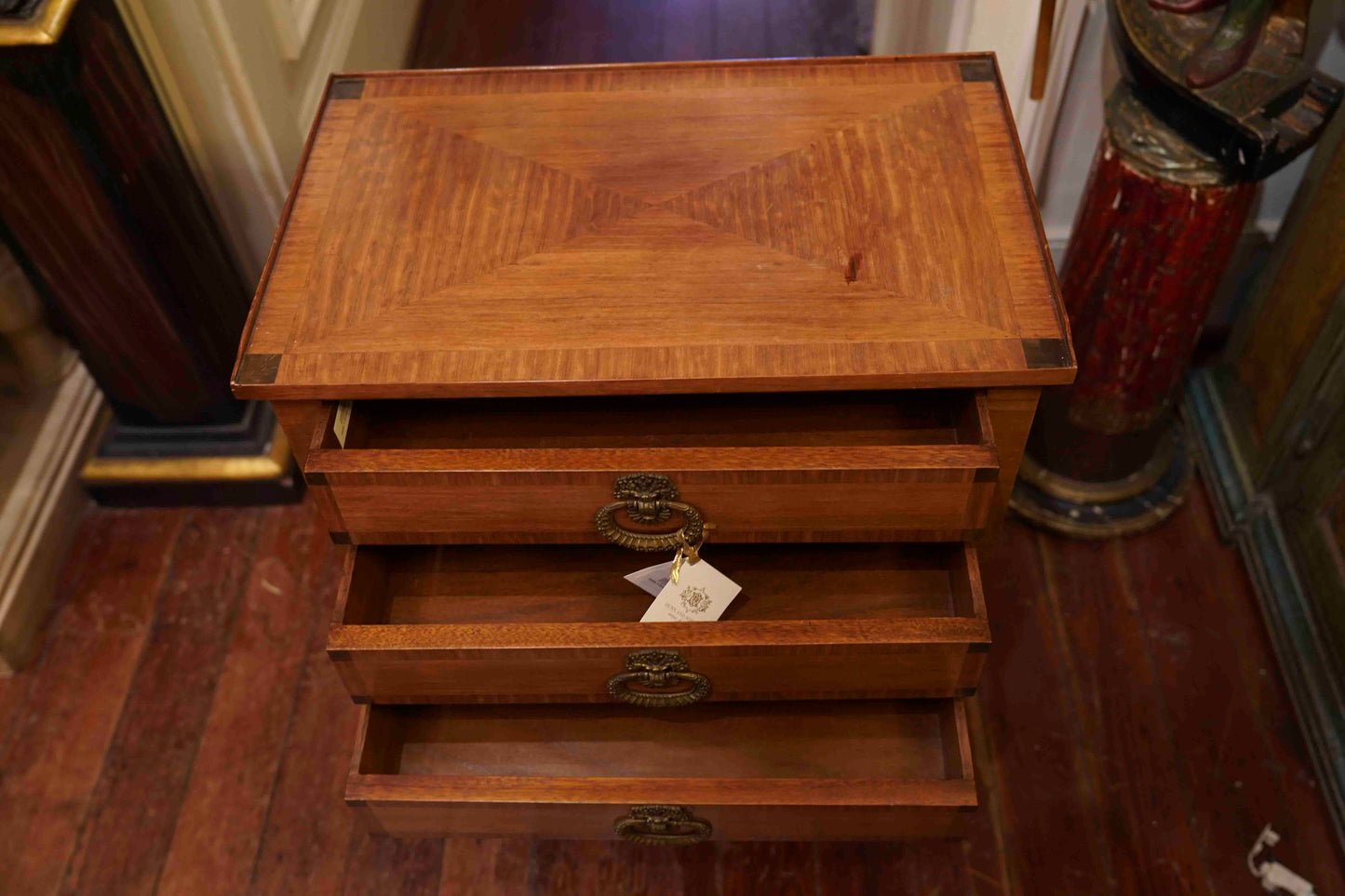 Louis XVI Petite 3 Drawer Commode