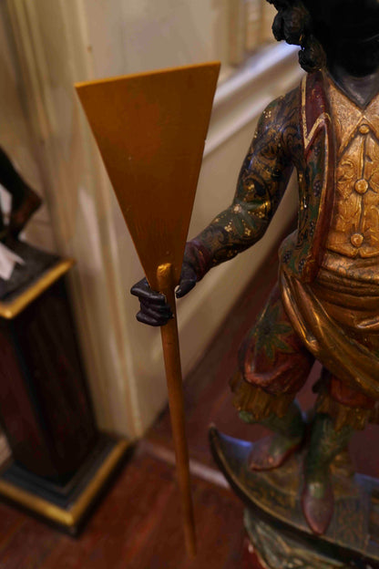19th Century Venetian Blackamoor Torchiere