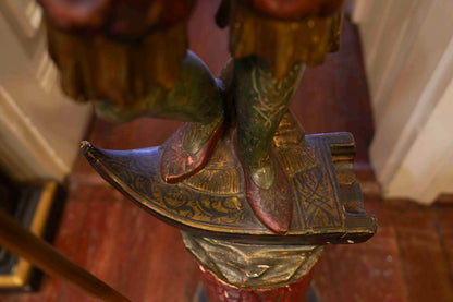 19th Century Venetian Blackamoor Torchiere