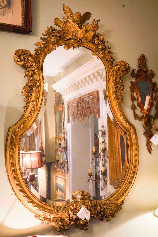 19th Century French Gilt Mirror