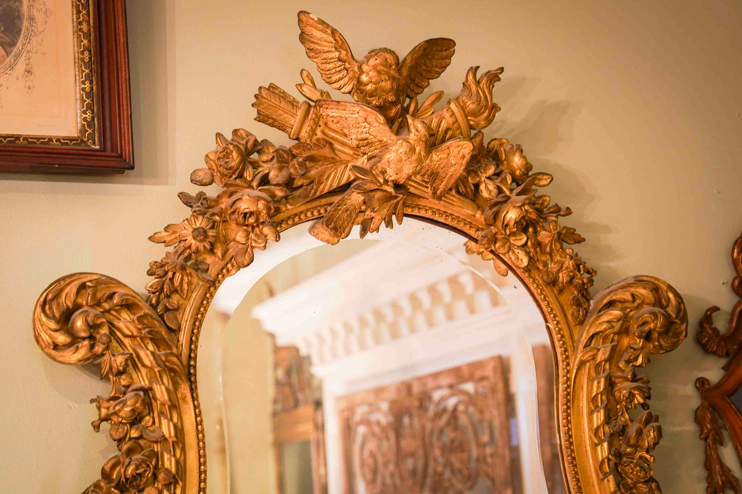 19th Century French Gilt Mirror