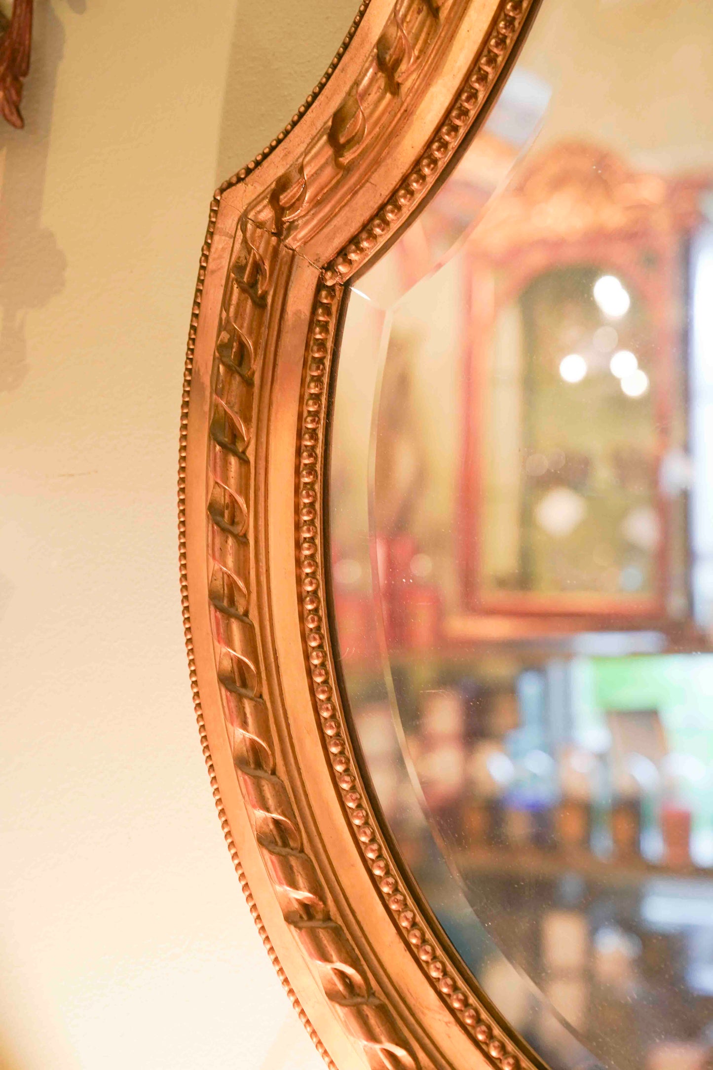 19th Century French Gilt Mirror