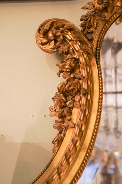 19th Century French Gilt Mirror