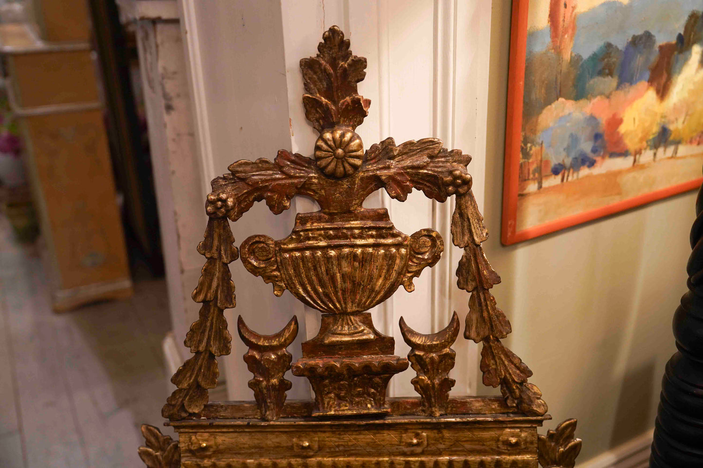 18th Century Italian Giltwood Mirror