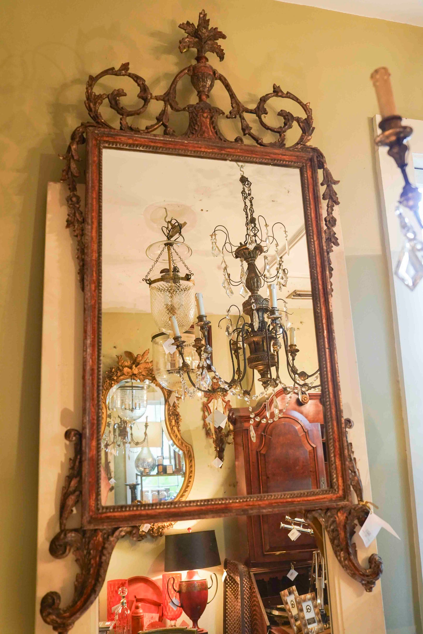 19th Century Italian Rococco Mirror