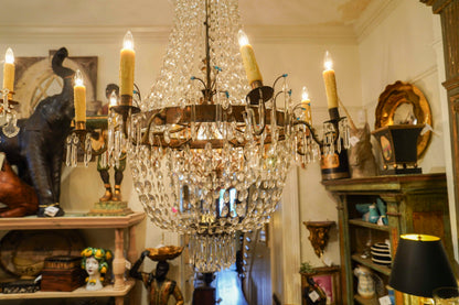 19th Century Italian Empire Chandelier