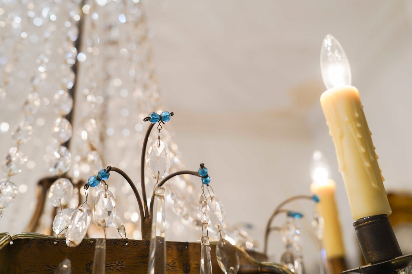 19th Century Italian Empire Chandelier