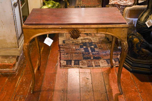 18th Century Louis XV Carved Giltwood Salon Table