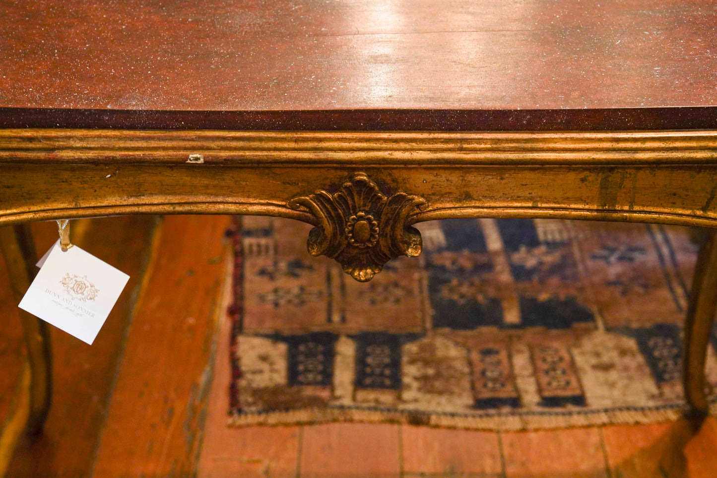 18th Century Louis XV Carved Giltwood Salon Table