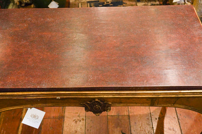 18th Century Louis XV Carved Giltwood Salon Table