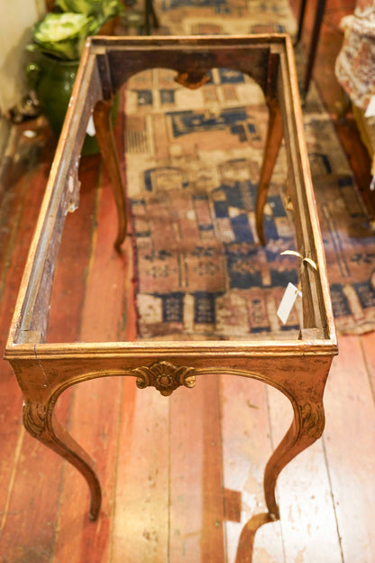 18th Century Louis XV Carved Giltwood Salon Table