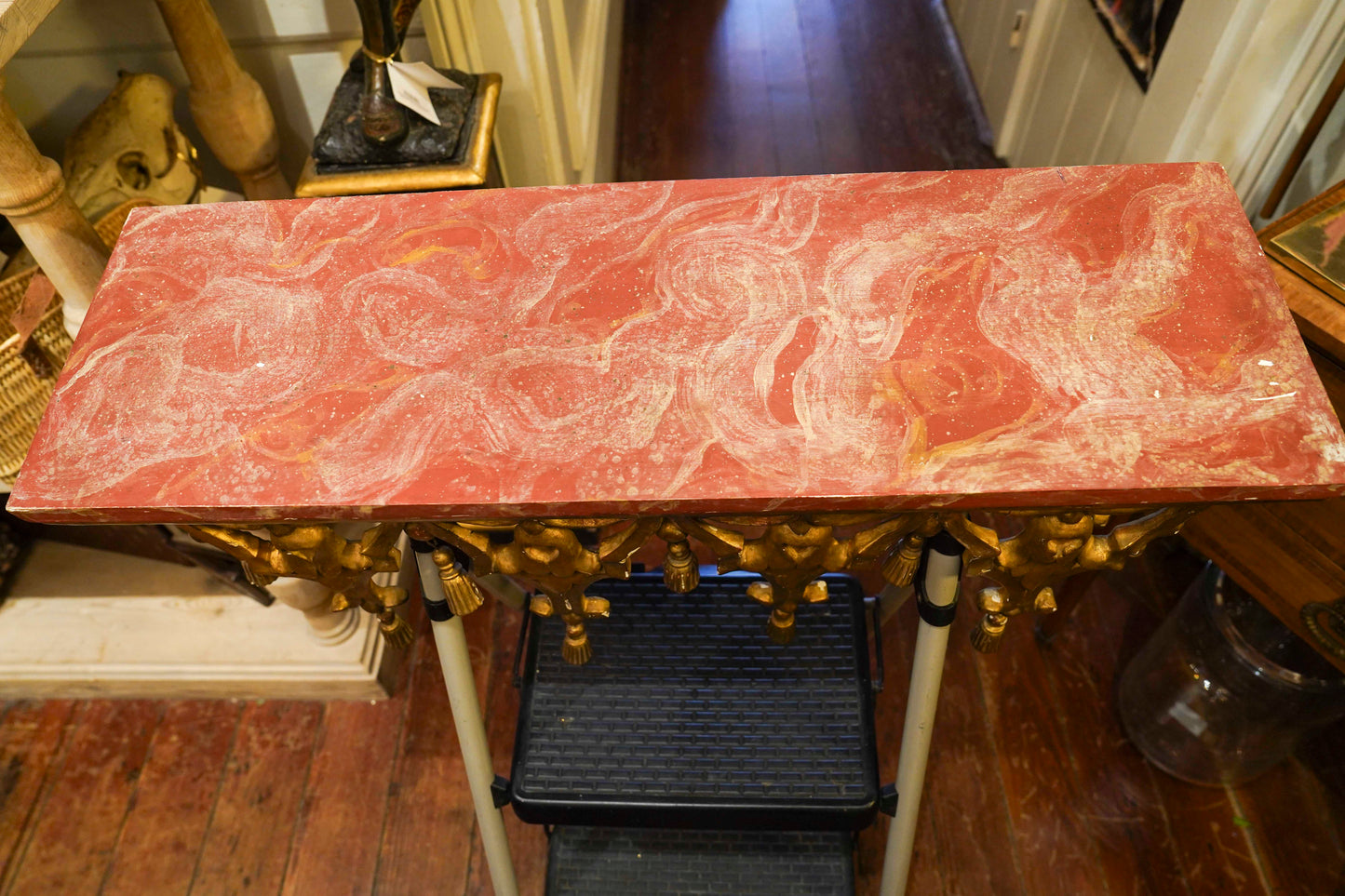 Rococo Style Giltwood Console d' Applique
