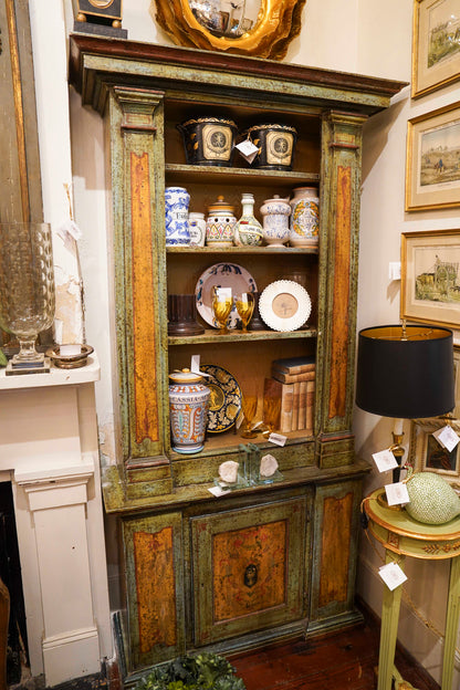19th Century Italian Painted Bookcases Pair