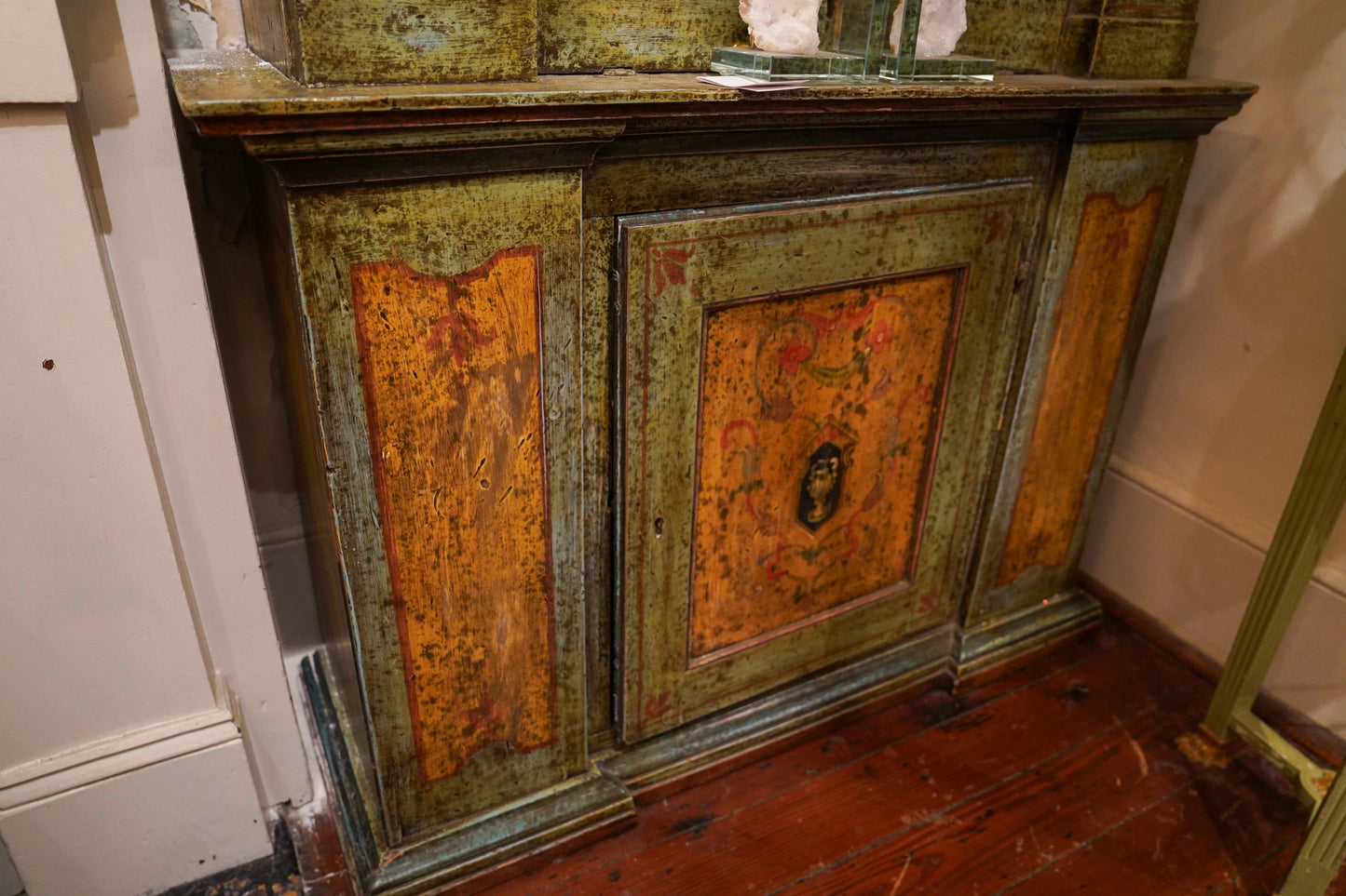 19th Century Italian Painted Bookcases Pair