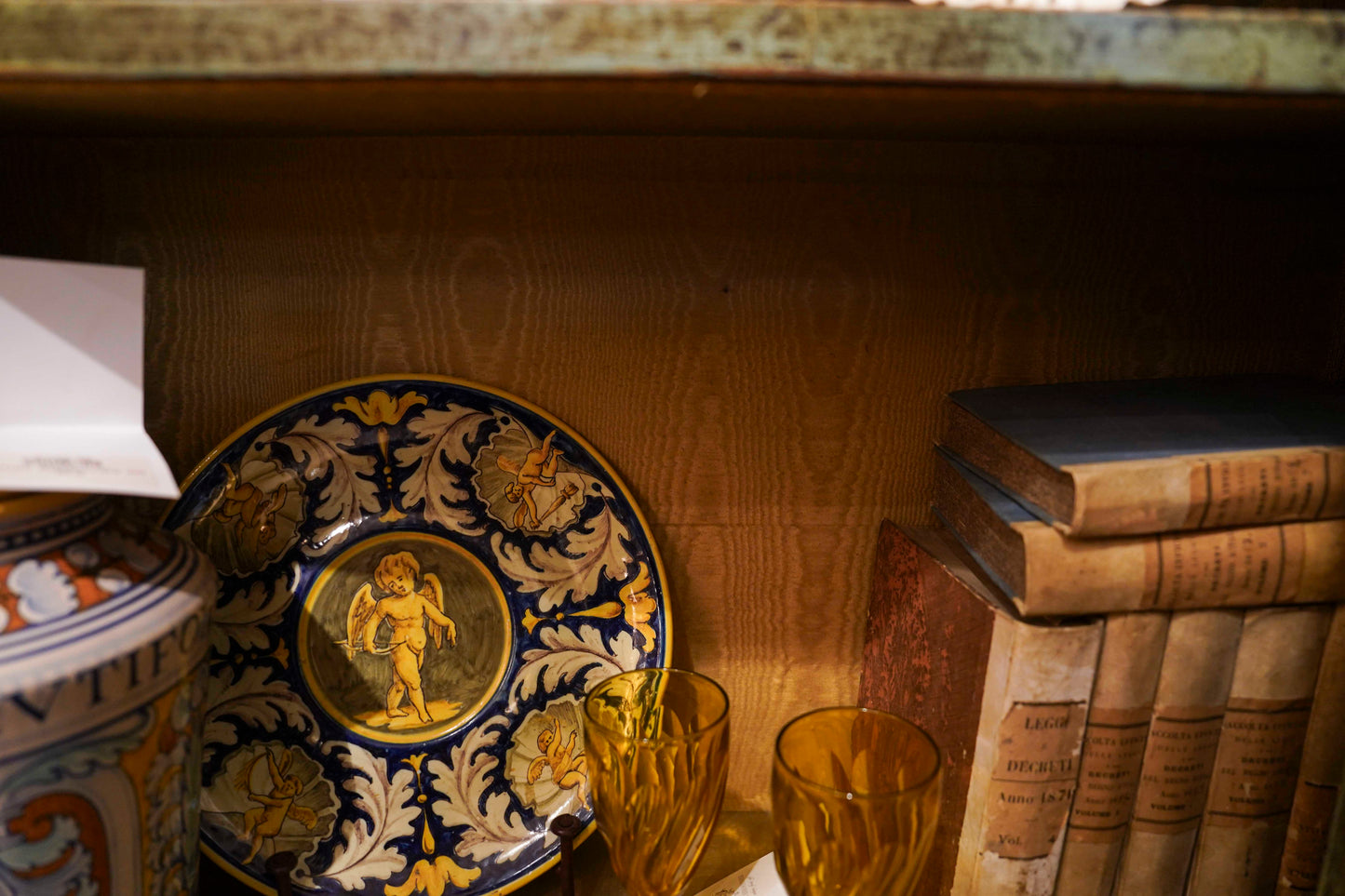 19th Century Italian Painted Bookcases Pair