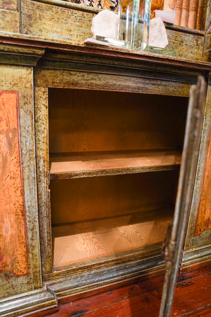 19th Century Italian Painted Bookcases Pair