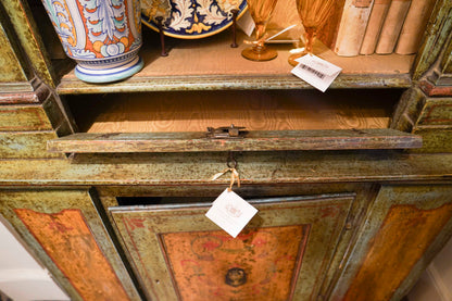 19th Century Italian Painted Bookcases Pair