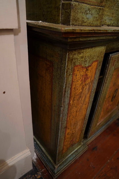 19th Century Italian Painted Bookcases Pair