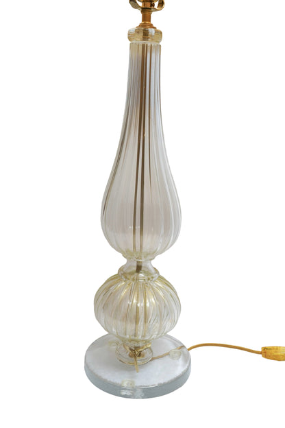 Venetian Murano Lamps Pair
